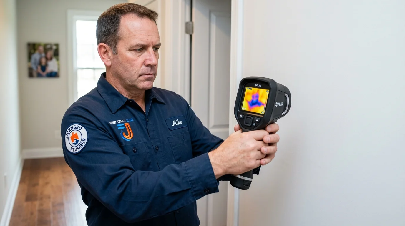 Thermal imaging leak detection by Johns Plumbing LLC in Breinigsville